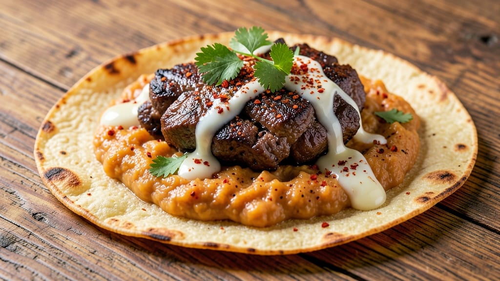 Beef and Bean Tostadas Recipe: Crispy Shells Stuffed With Smoky Refried Beans
