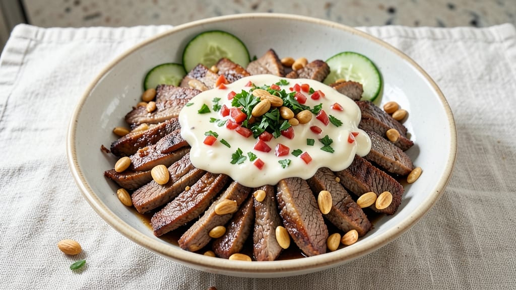 Arabic Beef Shawarma Recipe: Spiced Yogurt-Marinated Skewers With Charred Crispness