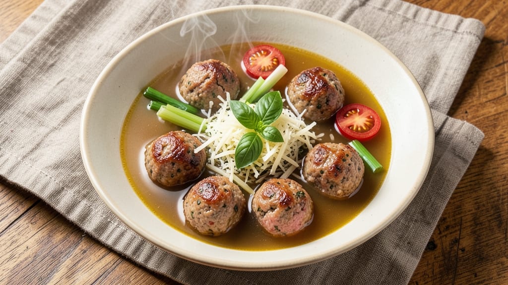 Beef Ball Soup Recipe: One-Pot Italian Comfort with Meatball Magic
