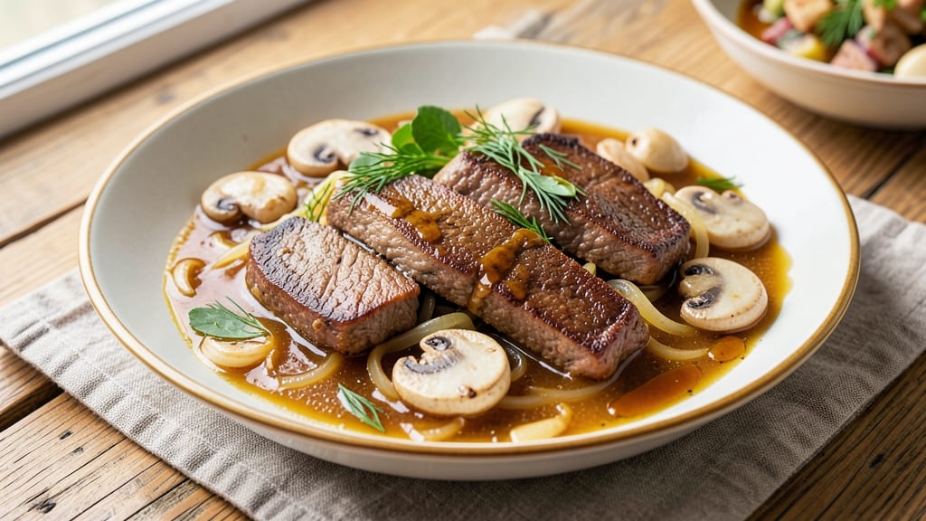 Air Fryer Beef Stroganoff Recipe: Crispy-Topped Creamy Comfort in 20 Minutes