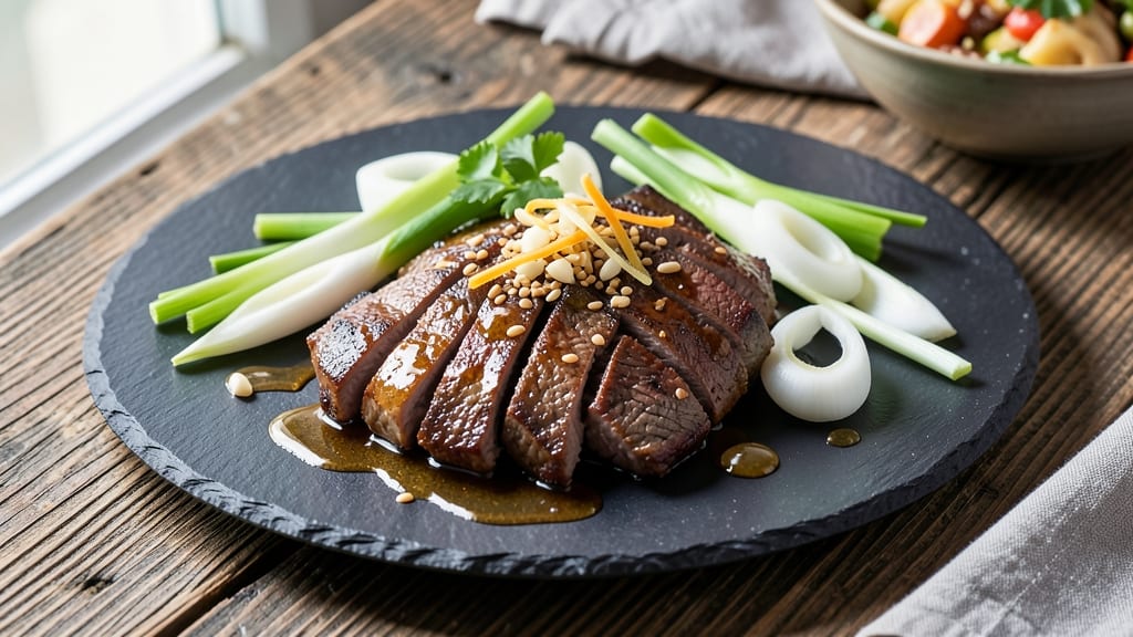 Beef and Spring Onions Recipe: Savory Stir-Fry With Silky Soy Gloss