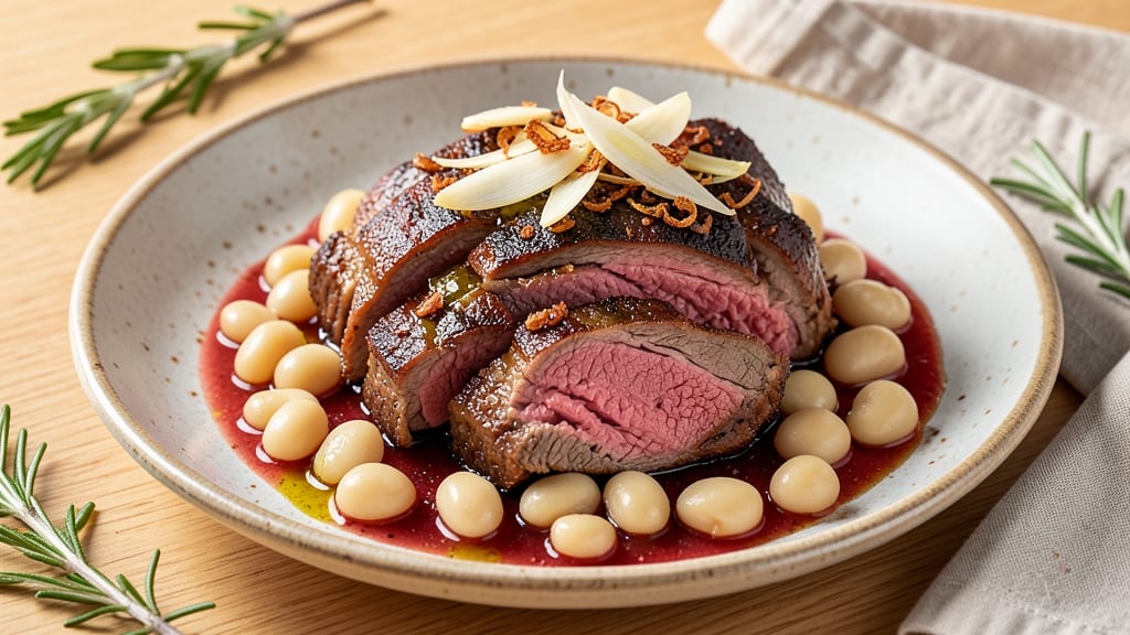 Beef and White Beans Recipe: Hearty Italian-Style Stew With Crispy Topping