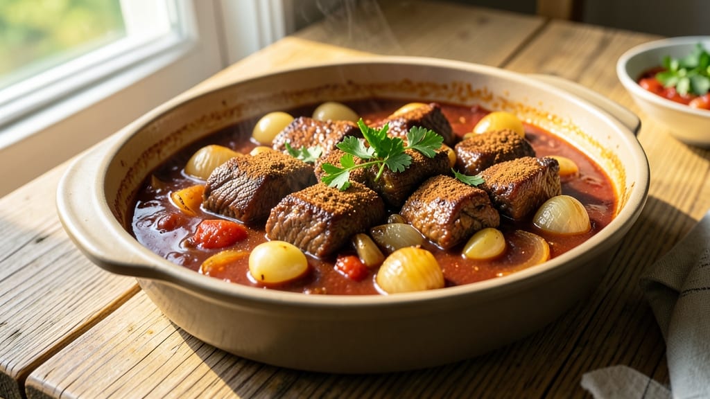 Bavarian Beef Goulash Recipe: Paprika-Spiced Stew With Tender Meat and Root Veggies