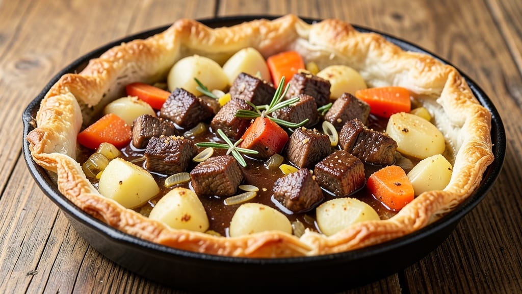 Beef and Beer Pie Recipe: Rich Ale-Braised Meat Under Golden Pastry