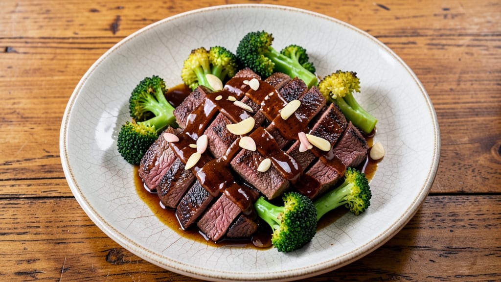 Beef and Broccoli Recipe With London Broil: London Broil's Bold Crunch and Silky Soy Gloss