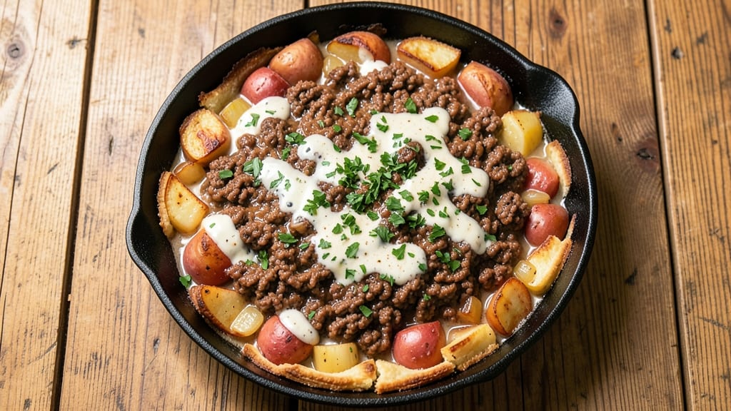 Amish Beef and Potato Casserole Recipe: Savory Gravy-Braised Layers With Crispy Top