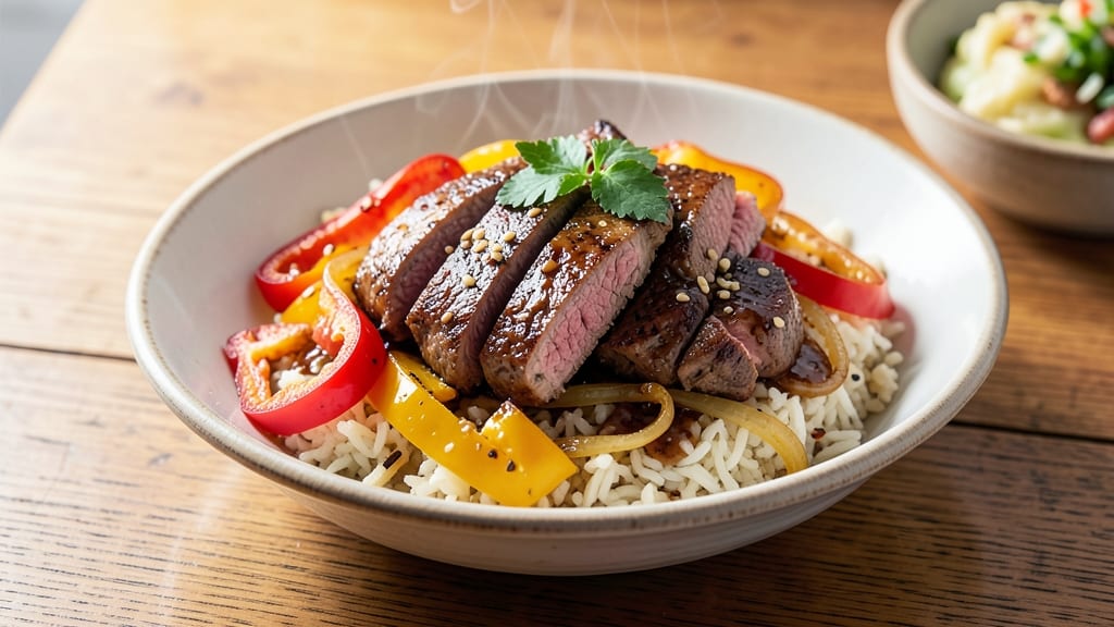 Beef and Peppers Over Rice Recipe: One-Pan Protein-Packed Meal in 30 Minutes