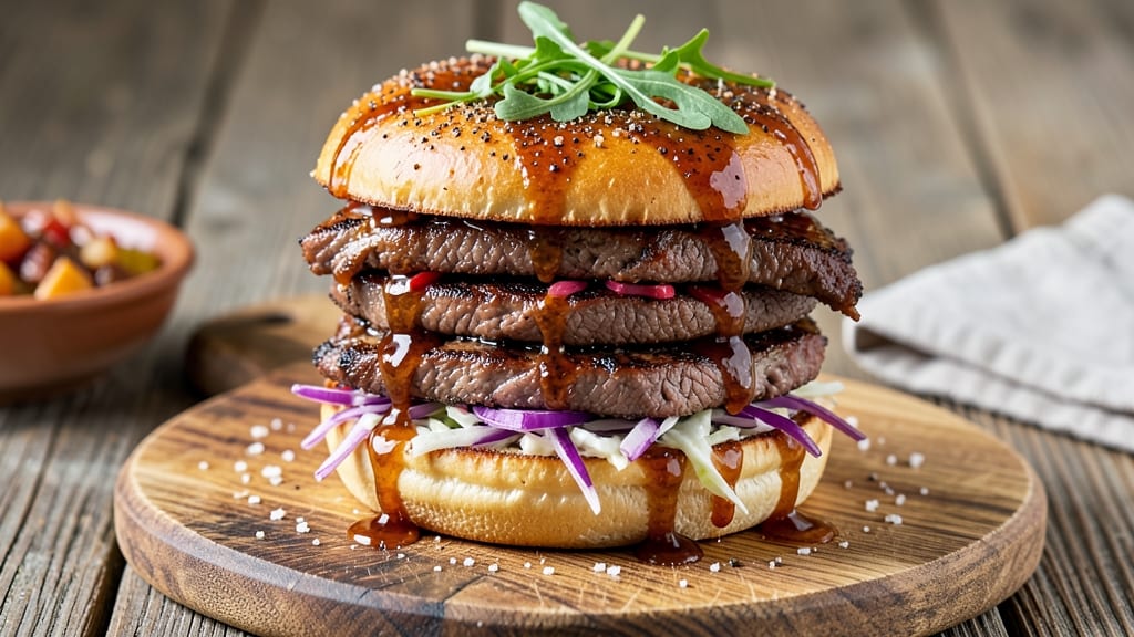 BBQ Roast Beef Sandwiches Recipe: Smoky-Sweet Layers With Caramelized Onions
