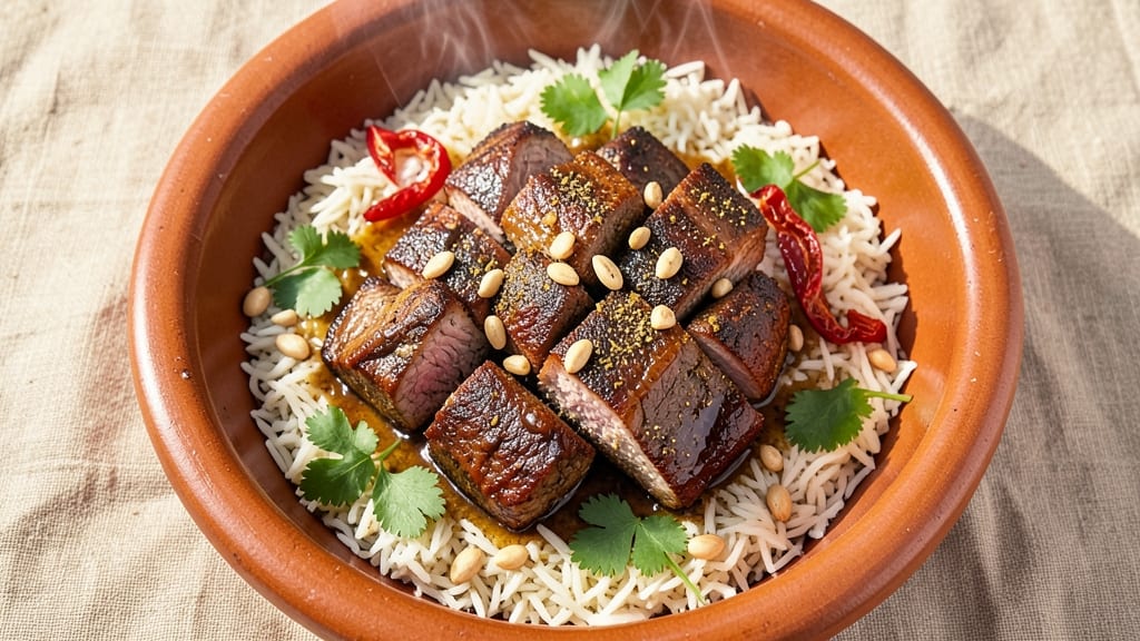 Arabic Beef Recipe: Slow-Cooked Spice-Infused Skewers With Tender Cuts
