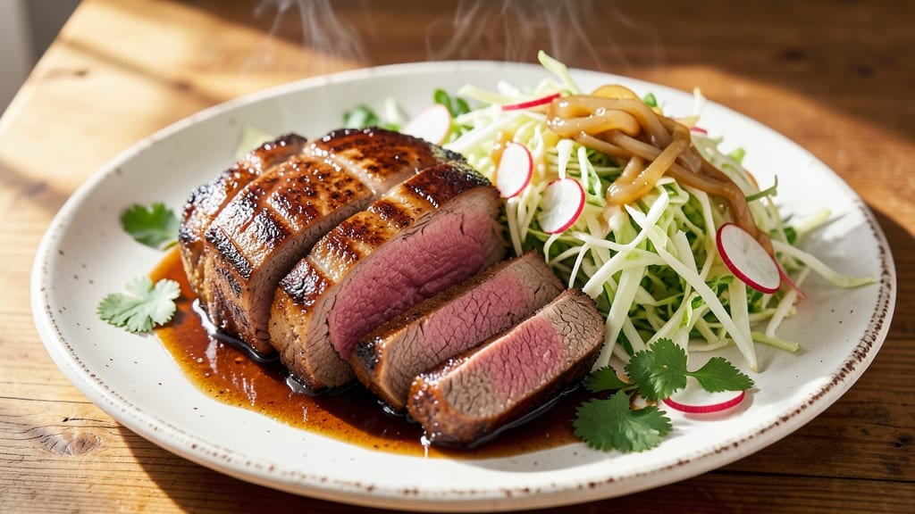 Beef and Coleslaw Recipe: Crisp-Tender Bites With Tangy Vinegar Crunch