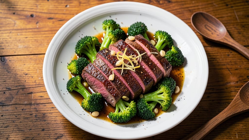 Beef and Broccoli Recipe by Tiffy Cooks: Velvet Beef Bites and Crisp-Tender Broccoli