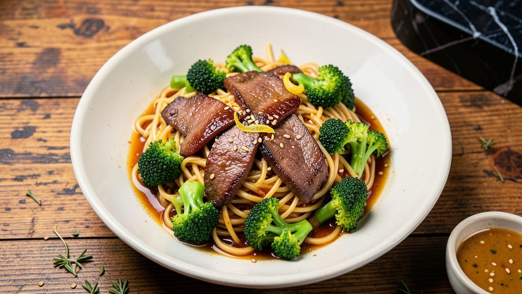 Beef and Broccoli Noodle Stir Fry Recipe: Savory Soy-Garlic Balance in One Skillet