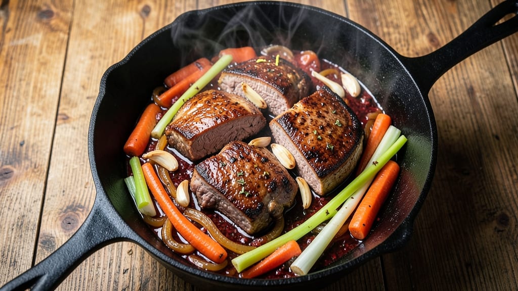 Beef and Lamb Stew Recipe: Deep-Rich Broth with Caramelized Fond Depth