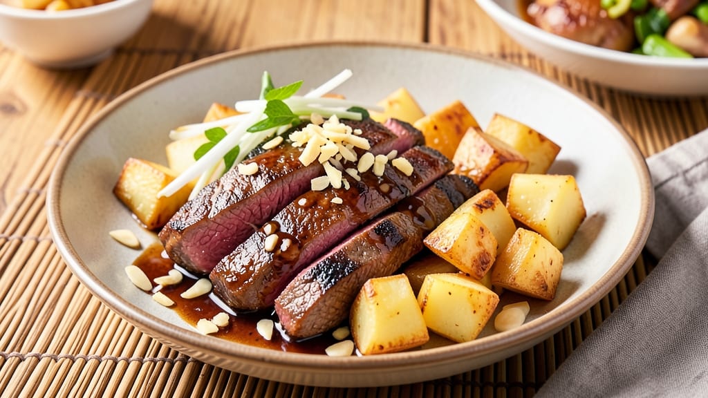 Beef and Potato Chinese Recipe: Wok-Fired Crunch With Silky Soy-Ginger Depth