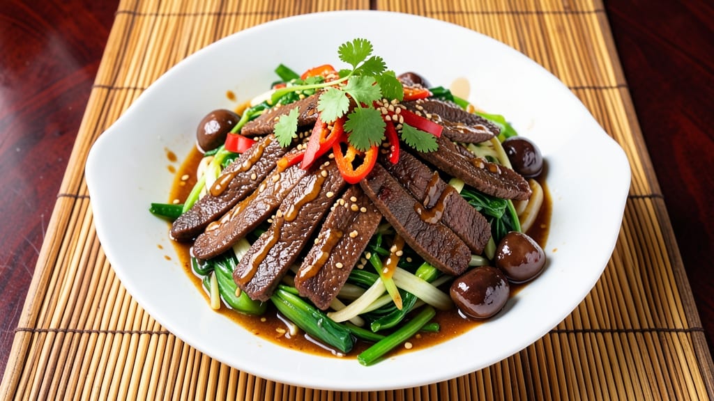 Authentic Chinese Beef Stir Fry Recipe: Wok-Hot Sauce Over Tender Beef Bites