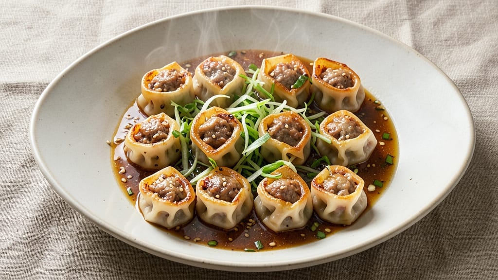 Beef and Cabbage Dumplings Recipe: Steamed Bites With Savory Pork Filling