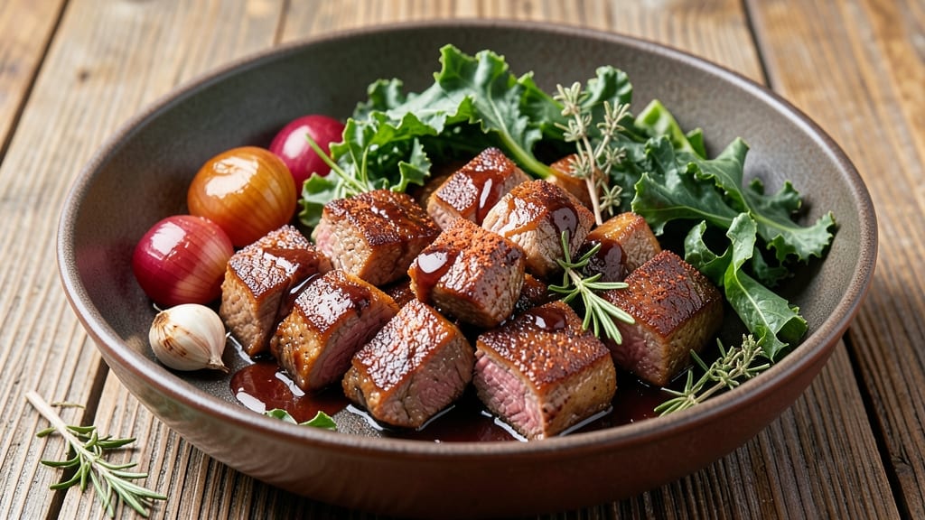 Beef and Greens Recipe: Smoky-Sweet Braise With Tender Beef and Wilted Greens