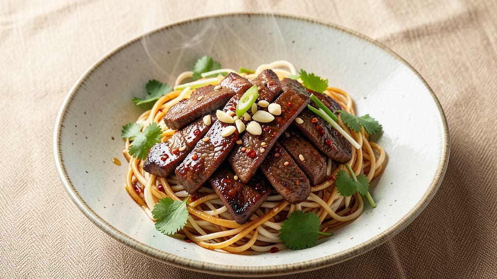 Asian Spicy Beef Noodle Recipe: Wok-Fired Heat With Silky Noodles and Bold Aromas