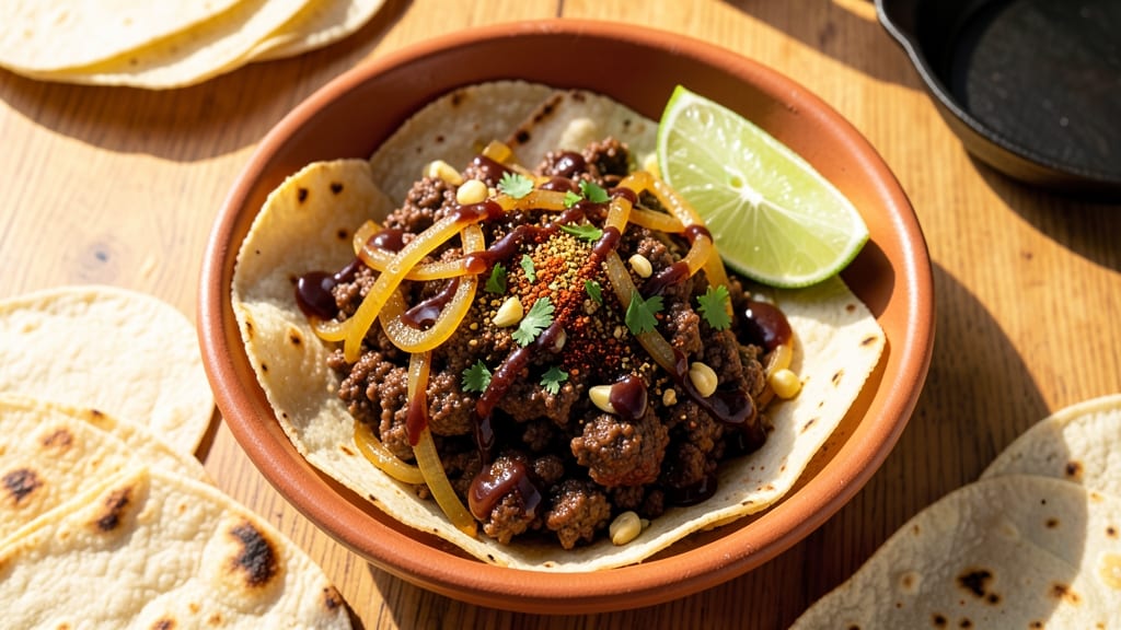 Authentic Mexican Ground Beef Tacos Recipe From Scratch: Smoky Cumin-Spiced Meat With Crispy Corn Tortillas