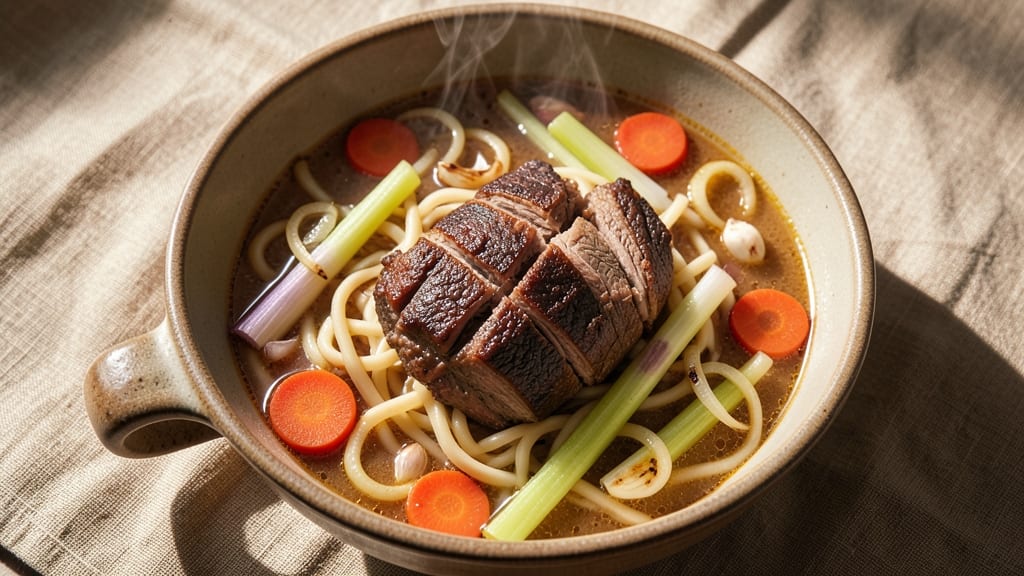 Beef and Noodle Soup Crock Pot Recipe: Slow-Simmered Richness With Tender Beef Threads