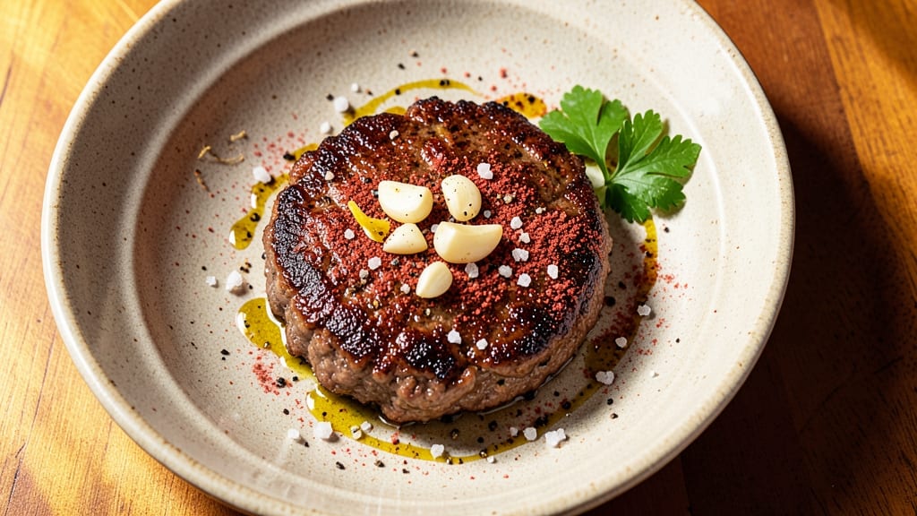 Angus Ground Beef Recipe: Smoky Garlic-Crusted Bites With Caramelized Fond