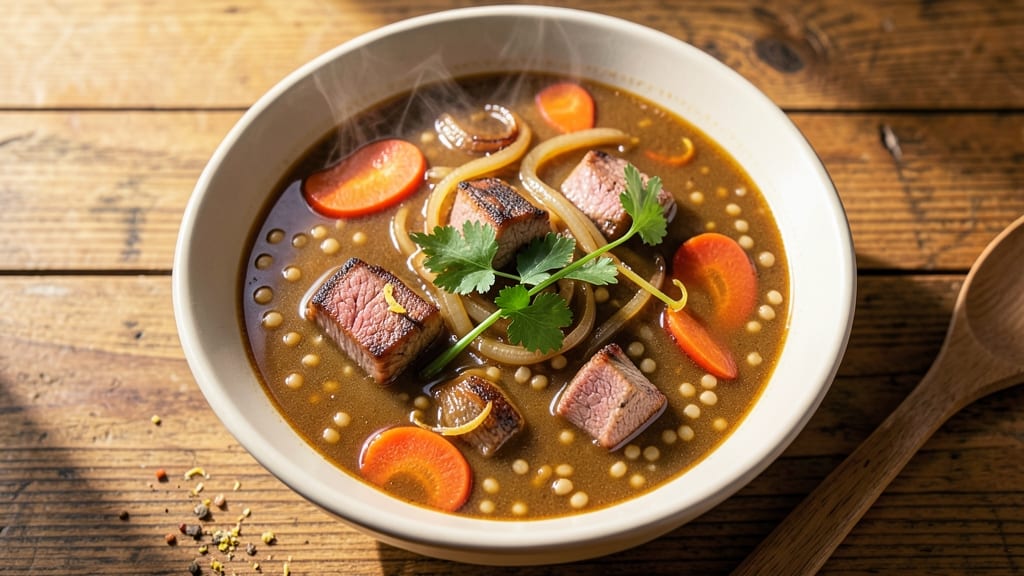 Beef Barley Soup Pressure Cooker Recipe: Tender Beef and Chewy Barley in 45 Minutes