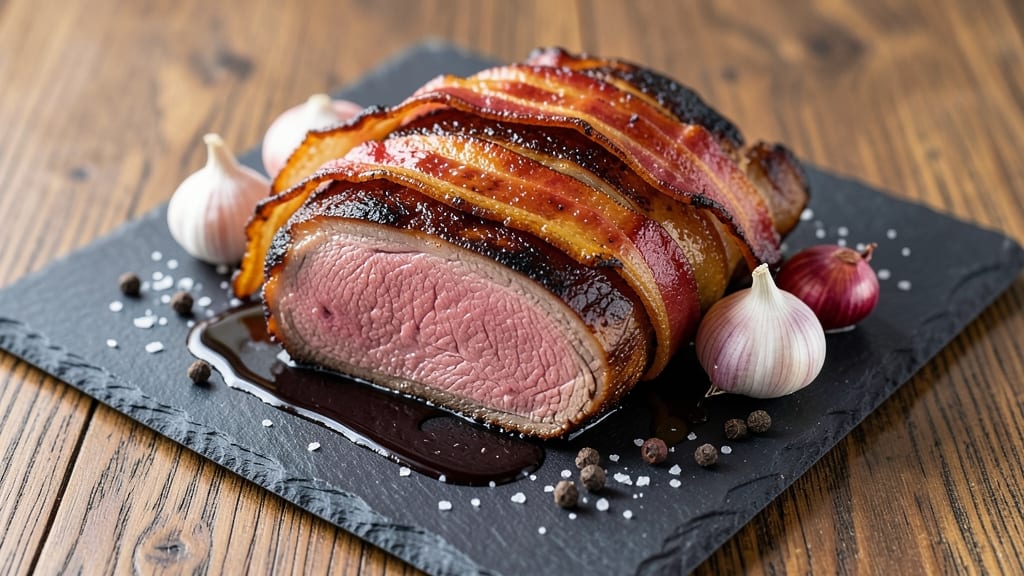 Bacon-Wrapped Roast Beef Recipe: Smoky Crust Meets Juicy, Caramelized Core
