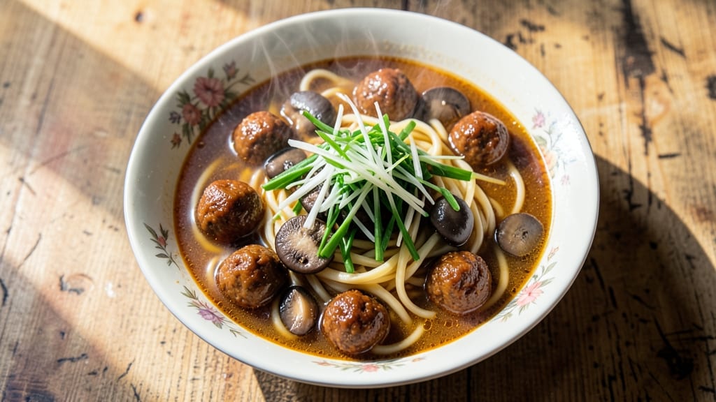 Beef Ball Noodle Soup Recipe: Umami-Packed Broth With Silky Noodles