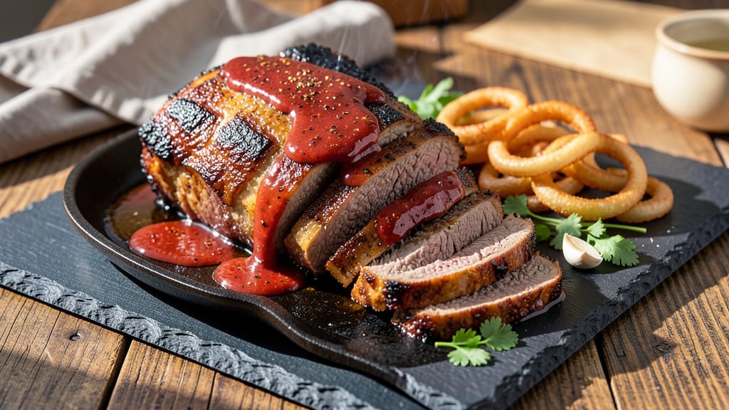 7-Lb Beef Brisket Recipe: Smoky Bark and Buttery Threads in One Pan