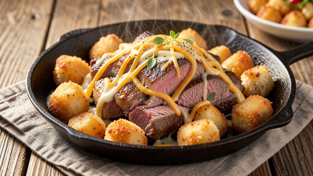 Beef and Tater Tot Recipe: Cheesy Crunch Top That Stands Up to Spoonfuls