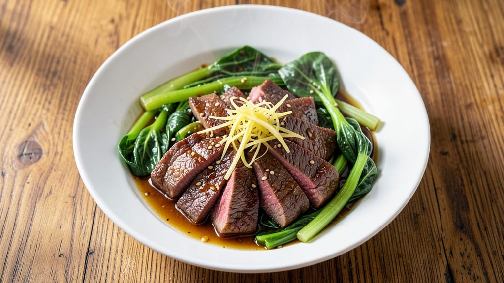 Beef and Pak Choi Stir Fry Recipe: Wok-Hot Crisp Pak Choi and Tender Beef Bites