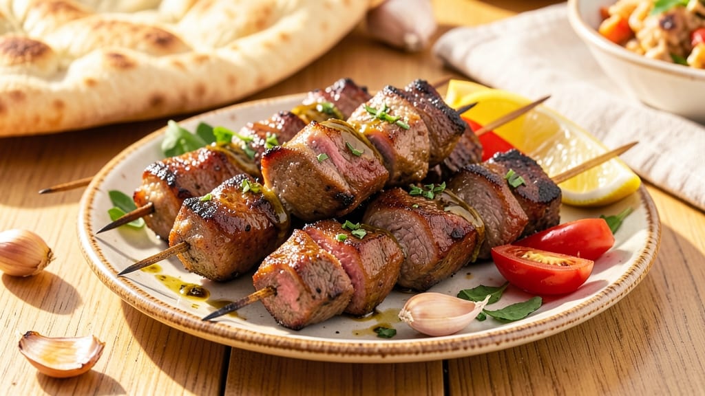 Authentic Beef Souvlaki Recipe: Skewered Greek Grill Masterpiece