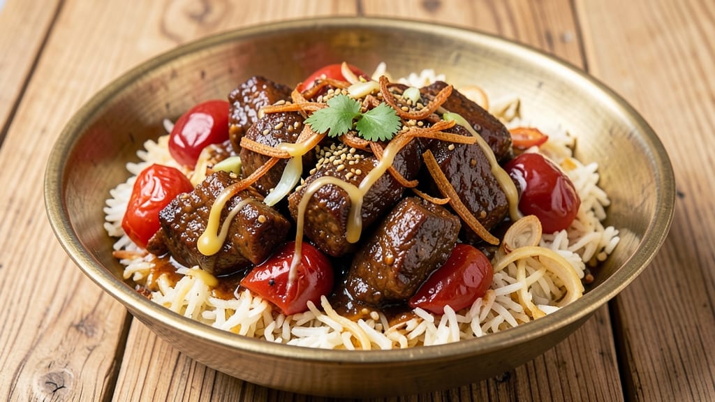 Beef Bhuna Khichuri Recipe Bengali: Spiced Rice and Beef Stew in One Pot