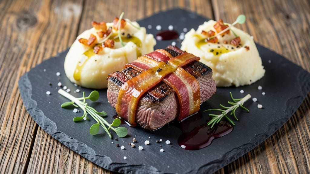 Bacon-Wrapped Beef Sirloin Filet Recipe: Smoky Crust and Juicy Pink Centers