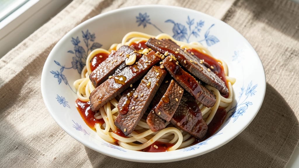 BBQ Beef Noodles Recipe: Smoky-Sweet Wok Crunch in 25 Minutes
