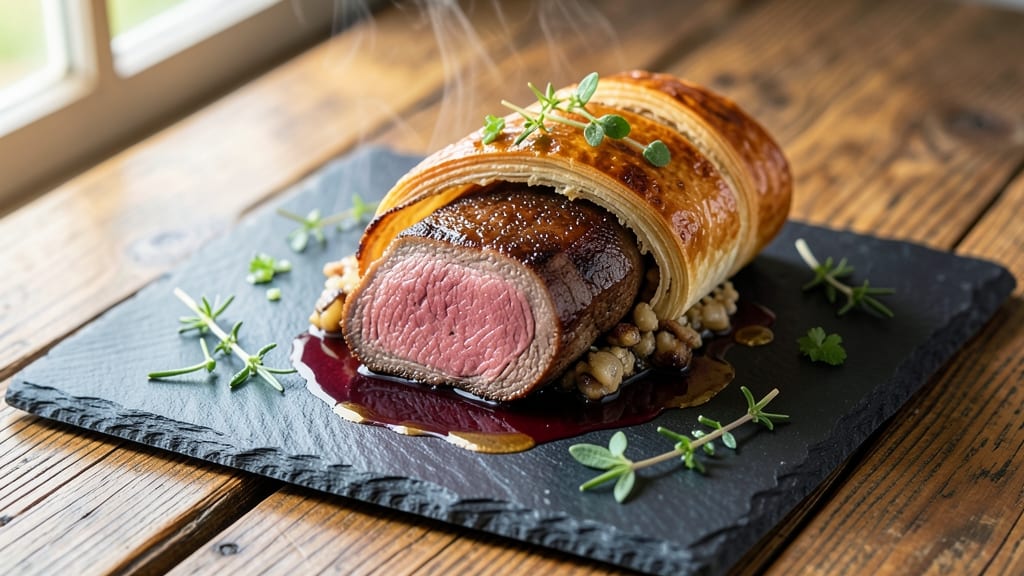 72-Hour Beef Wellington Recipe: Pastry-Crusted Elegance With Perfectly Sear-Marked Meat