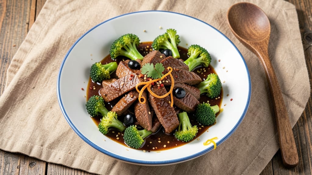Beef and Brocolli Stir Fry Recipe: Velvet Beef Bites and Crunchy Broccoli Florets