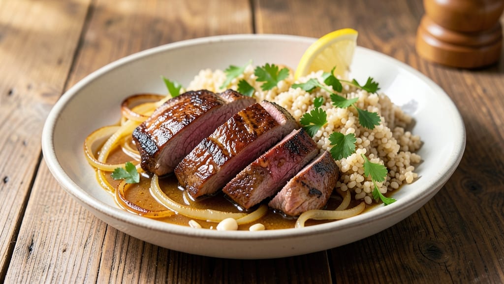 Beef and Bulgur Recipe: Hearty Mediterranean Bowl With Chewy Grains