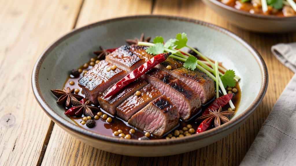 Beef À La Sichuan Recipe: Fiery Chili-Oil Crunch With Silky Silverside Bites