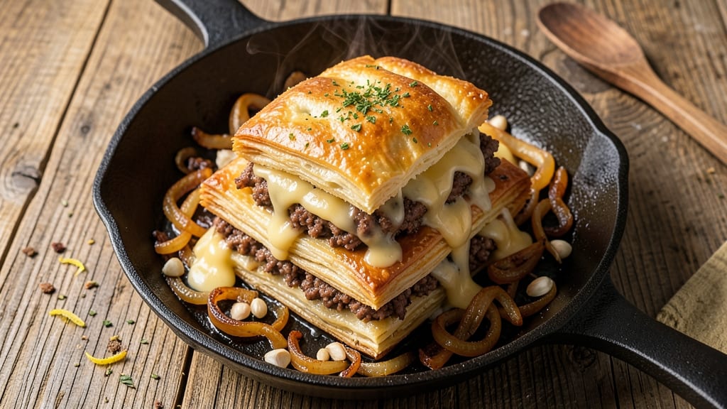 Beef Bierocks Recipe: Flaky Pastry Bites Stuffed With Juicy Beef and Cheese
