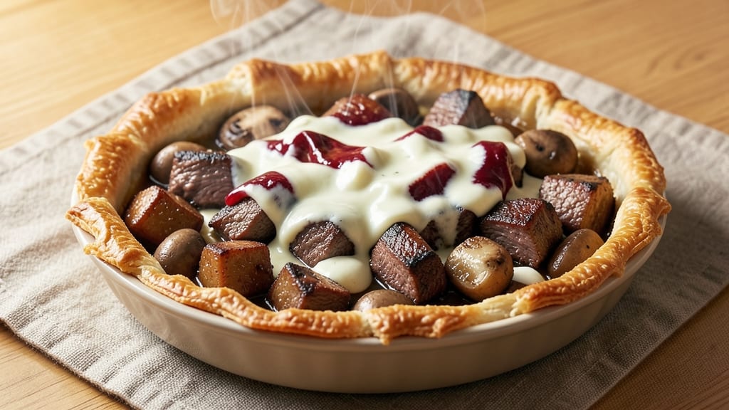Beef and Stilton Pie Recipe: Savory Mushroom and Cheese Crust Magic