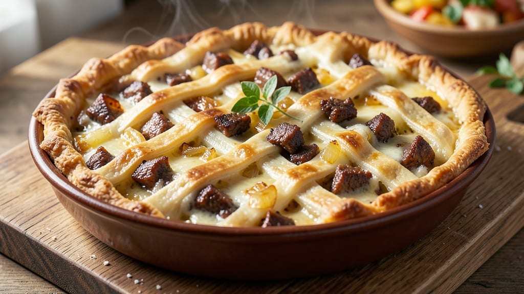 Beef and Cheese Pie Recipe: Flaky Crust Meets Savory Meat and Melty Layers