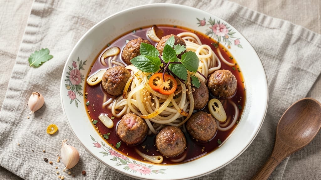 Beef Ball Pho Recipe: Wok-Seared Crunch Meets Silky Ginger-Braised Broth