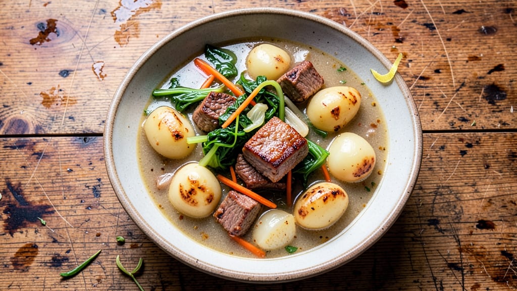 Beef and Cabbage Soup Recipe with Potatoes: Hearty Winter Stew in One Pot