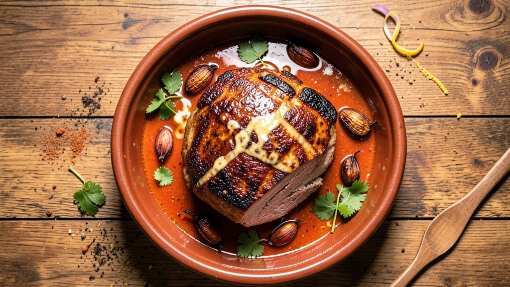 Anglo-Indian Beef Roast Recipe: Spiced Tomato and Tamarind Braised Beauty