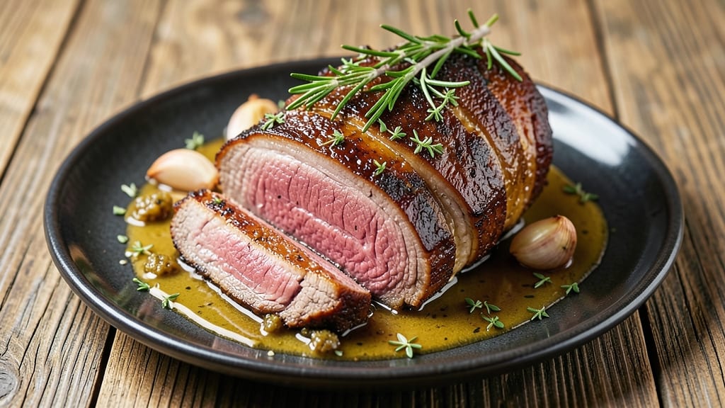 500-Gram Roast Beef Recipe: Perfectly Pink Centers and Crispy Bark