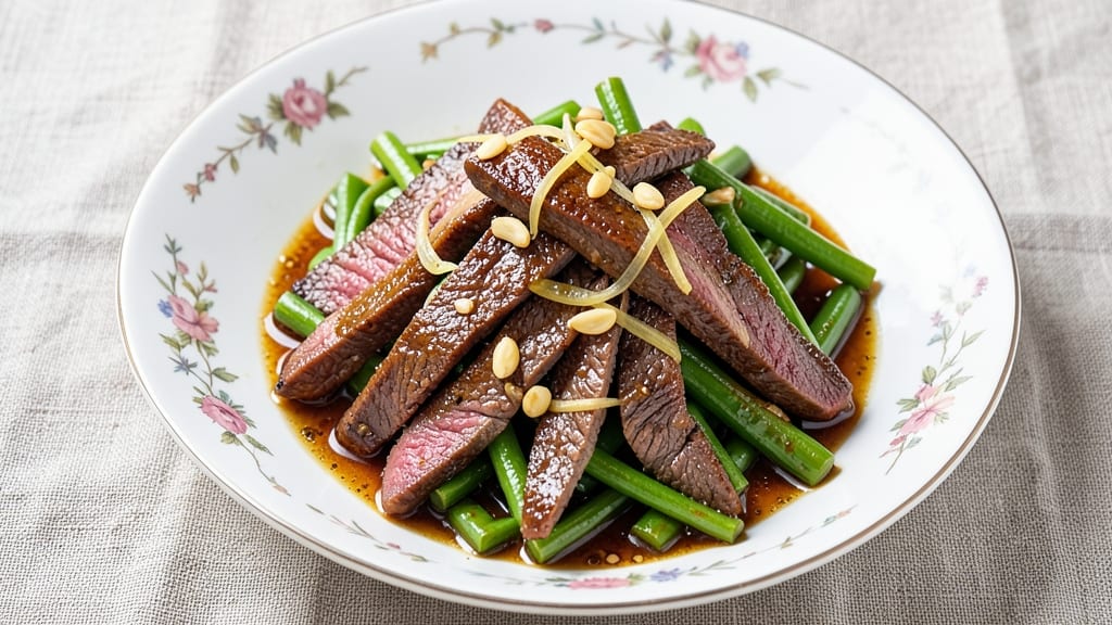 Beef and Bamboo Shoots Recipe: Crispy Stir-Fry with Silky Soy Glaze