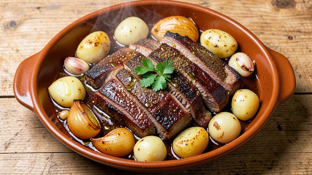 Beef A Casa Portuguese Recipe: Slow-Cooked Beef with White Wine and Cumin Magic