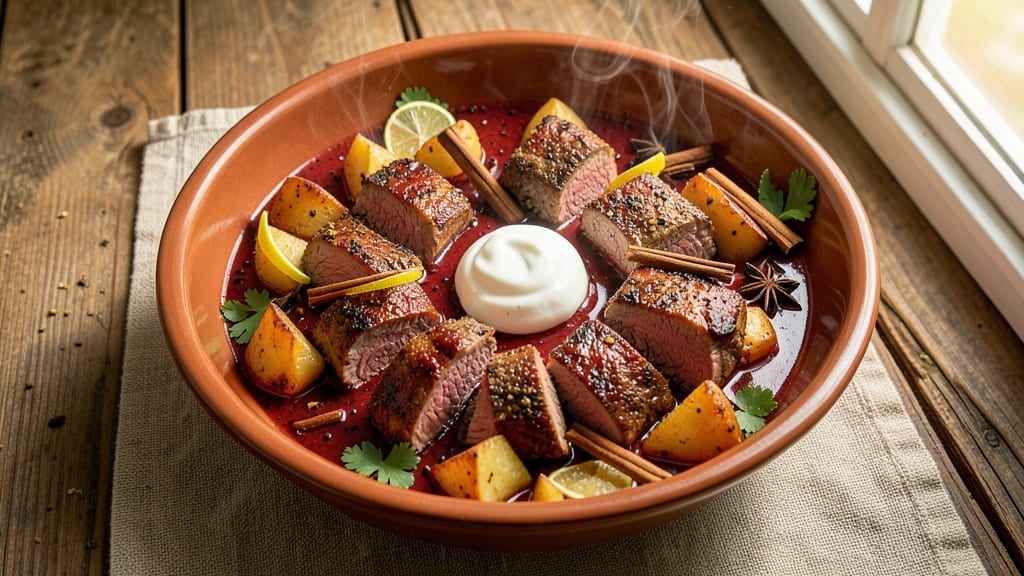 Anglo-Indian Beef Stew Recipe: Spiced Yogurt and Star Anise Depth in One Pot