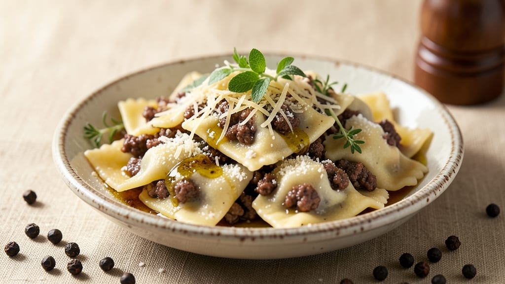 Beef and Cheese Ravioli Filling Recipe: Buttery Ricotta and Parmesan Pillows